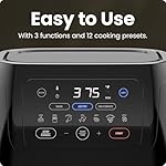 CHEFMAN Multifunctional Digital Air Fryer+ Rotisserie, Dehydrator, Convection Oven, 17 Touch Screen Presets Fry, Roast, Dehydrate, Bake, XL 10L Family Size, Auto Shutoff, Large Easy-View Window, Black - Image 5