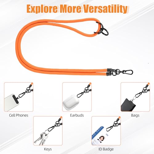 Dashther CEE-00 Cell Phone Lanyard, Universal Adjustable Detachable Phone Lanyard, Phone Strap, With Phone Lanyard Patch×2 thumb #6