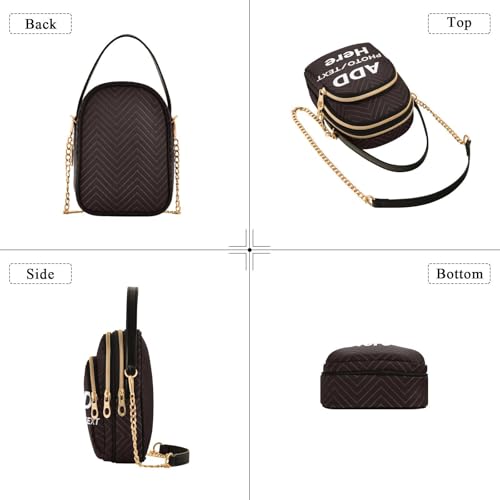 Custom Crossbody Bags for Women Personalized pictures Photo Small Purses Tote Shoulder Bag Optional Color for Travel4