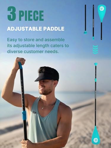 Image of Niphean Inflatable Stand Up Paddle Board with SUP Accessories, Anti-Slip EVA Deck, 10'6'' Inflatable Paddle Boards for Adults & Youth of All Skill Levels