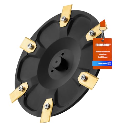 FOURSHOW Messerteller mit 6 Klingen für Navimow