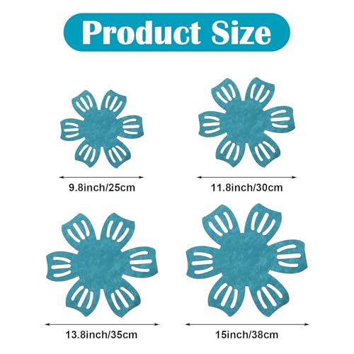 24 Pack Pot and Pan Protectors for Stacking 4 Different Size Felt Pan Protectors Cookware Separator Pads to Avoid Scratching and Save Space