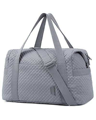 Image of BAGSMART Large Gym Bag with Yoga Mat Buckle, Weekender Overnight Bag for Women, Travel Duffle Bag for Travel Essentials, Carry On Tote Bag Hospital Bag for Labor and Delivery