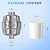 Fphyu Upgraded Shower Filter, Shower Filter Head for Hard Water, 20-Stage Shower Head Filter Removal 99% of Chlorine, Fluoride, Heavy Metals, Iron, Chemicals, Improve Your Skin and Hair