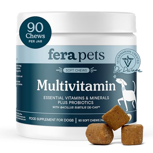 Fera Pets Dog Multivitamin Chews with Probiotics 90 Chews