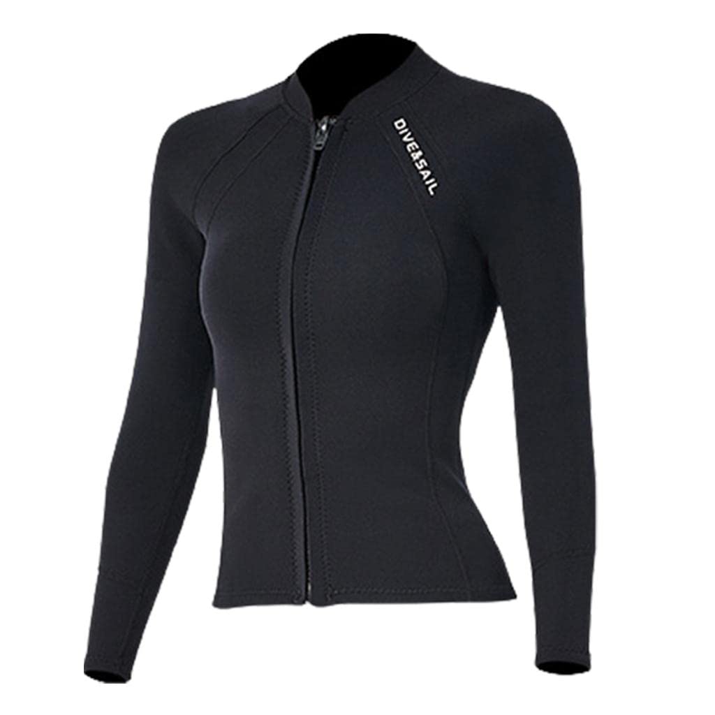 Muta Subacquea Neoprene Due Pezzi Tessuto Vellutato Zip Frontale Polsini E Caviglie Resistenti Doppia Protezione Adatta per Immersioni Operazioni