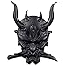 TISHITA Skull Samurai Sticker Adesivo Moda in Metallo Fangs Guerriero Decalcomania per Auto Styling Styling Body Scratch Decorative Sticker - Nero