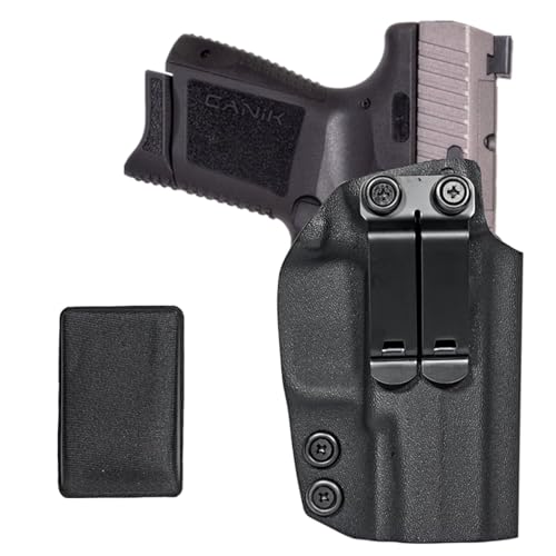 Kydex IWB Holster with Comfort Foam Pad Wedge Kit for Canik tp9 Elite sc Red Dot Optics Cut Ready Inside The Waistband Appendix Concealed Carry