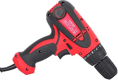 Foster FSD-010 Pro Electric Screwdriver FSD-010, 350W, Copper Armature, Chuck 10mm, 750RPM, Torque 19+1 Drill (Red-Black)