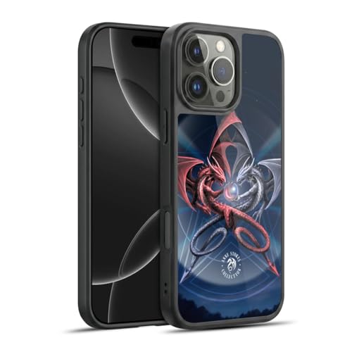 Coque iPhone 16 Pro Max Anne Stokes Pentagramme Dragons protection gel tpu