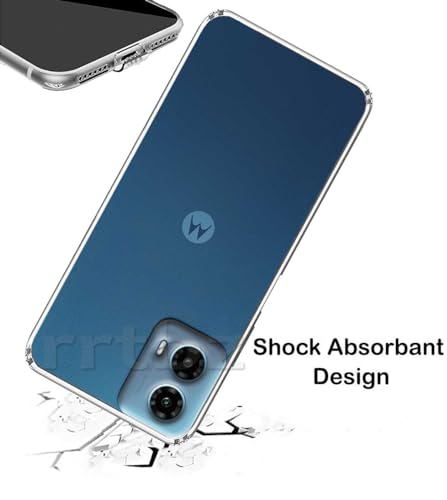 Image of Soft Silicone TPU Back Cover Compatible with Moto G34 5G /Motorola G34 5G, Transparent