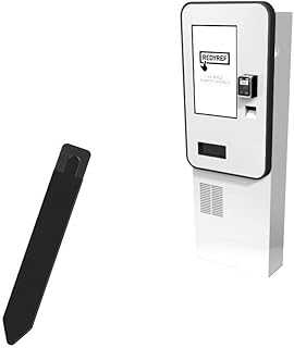 BoxWave Stylus Pouch Compatible with RedyRef Skyline (22 in) - Stylus PortaPouch, Stylus Holder Carrier Portable Self-Adhesive - Jet Black