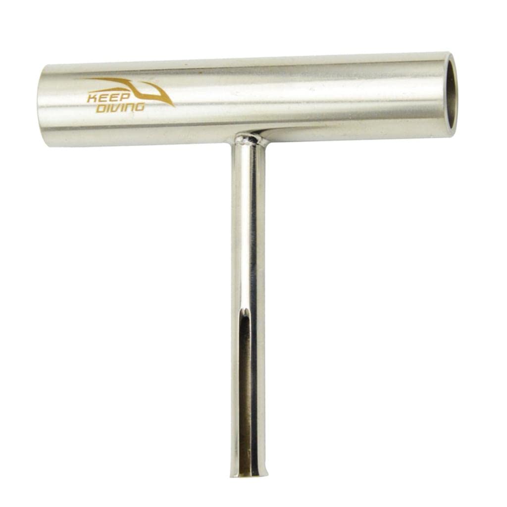 Meadawgs® Stainless Steel Diving Fishing Latex Tube Wishbone Insert Tool for Scuba