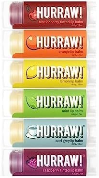 Amazon.com : Hurraw! Lip Balms: Staff Favorites, 6 Balm Bundle ...