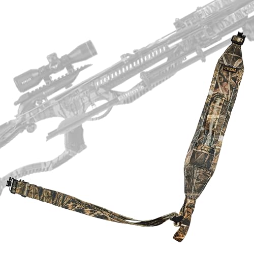 Zylora Crossbow Sling with Non-Slip Sholder Pad, Two Points Crossbow...