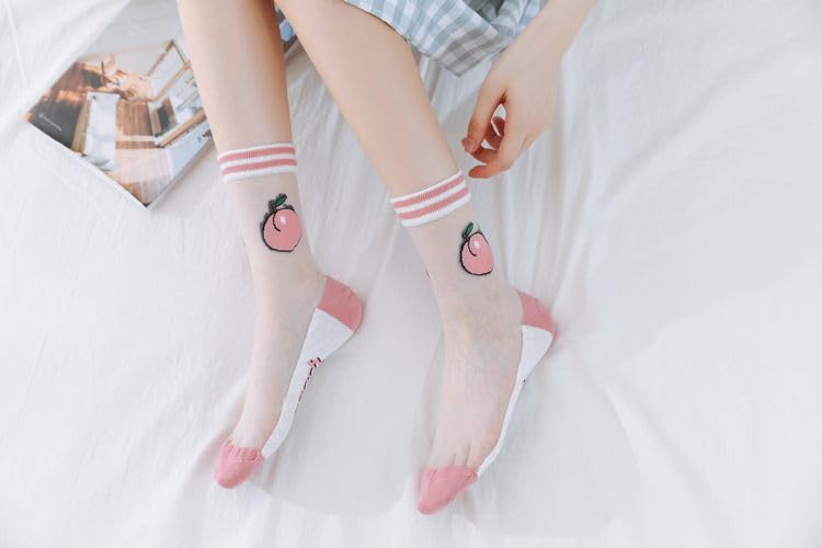 Image of Women's Ankle Socks for Casual & Sports Multicolor Odour Free Fancy Multi design Socks Pack