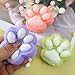 4 Pcs Taba Squishy Paw,Cute Cat Stress Relief Fidget Toys for Adults, Party Favor Gift (4PCS Cat Paw)