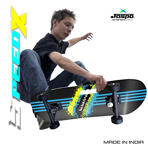 Jaspo Hurricane Speedex (27" * 7.75") Fiber Skateboard Suitable for Age Group Above 7 Years, Fibreglass, Green