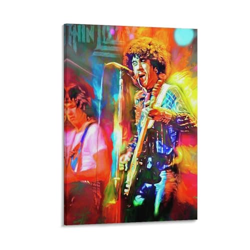 Motif Lizzy 50 x 75 cm impression sur toile idée cadeau originale pour fan de rock