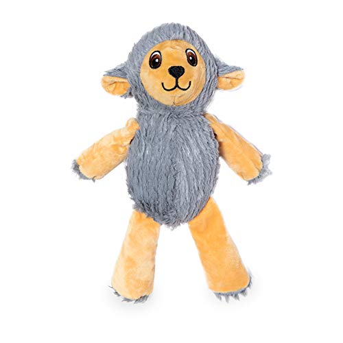 Image of Best Pet Supplies Dog Chew Toys for Small and Medium Dogs, Tough Interactive Squeaky Plush Stuffed Animal Toys - Giraffe & Sheep, Large, PT524-528