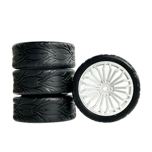 For Tamiya XV01 XV02 For TT01 For TT02 For PTG-2 For WRC For Hyundai I20 1/10 Rc �J�[�S�� 4 �^�C���z�C�[���^�C�������[�p���[�V���O�p�[�c RC�h���t�g�J�[�p�[�c