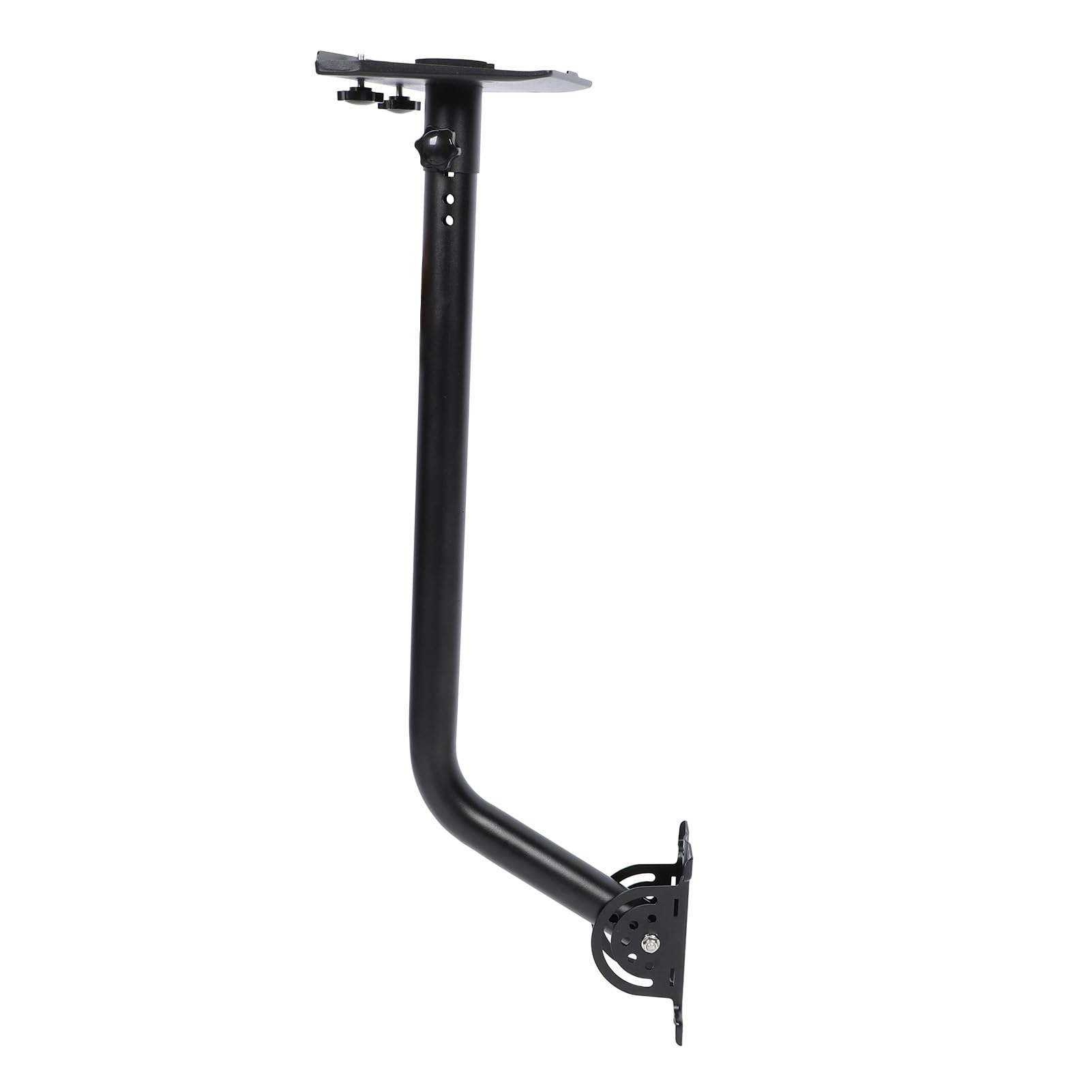 Adaptador de antena para mástil de antena de 360° y soporte de pared para techo en forma de J de 160 ° para el hogar y la escuela