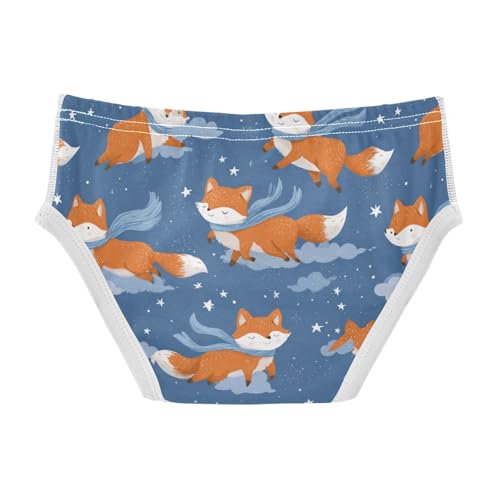 Wusikd Cute Foxes Boys' Underwear Cotton Boys Briefs Soft Toddler Underwear 2T2