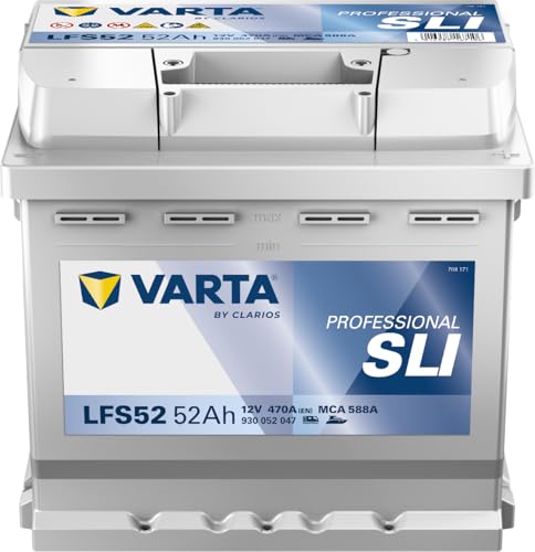VARTA Batería 52, Ah 470, A/EN 930052047B912 L 207mm B 175mm H 190mm