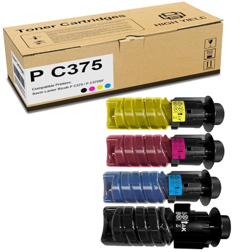 Toner PC375 haute precision compatible noir et couleur 842648 pour textes nets