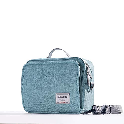 Bolso Portátil para Cambiar Pañales - Mango Pequeño para Cambiar Pañales SUNVENO para ir de Compras/Viajar, Resistente al Agua y Lavable,Verde, L(9 * 7 * 3.94 Pulgadas)