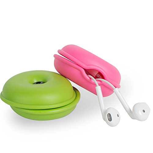 image for vinmax 5 Packs Tangle-Free Cable Turtle Organizer Case Earbuds Keeper 