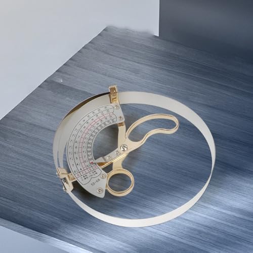 DAZZLEEX Metal Hat Ruler Head Circumference Measuring Tool with Curved Scale Ergonomic Handle for Accurate Hat Sizing(57—70cm) - Image 5