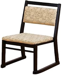 貞苅椅子製作所 高座椅子 和風 椅子 和室 畳部屋 法事 寺院椅子 スタッキング 軽量 完成品 楽座6型BK (SH360)