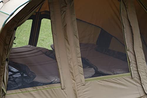 Foto von MK-Angelsport 1-2 Personen Karpfenzelt Angelzelt Bivvy Fort Knox 2.0 Anglerzelt - 160cm hohe Innenkabine - 3,02x2,92x1,65m groß 3