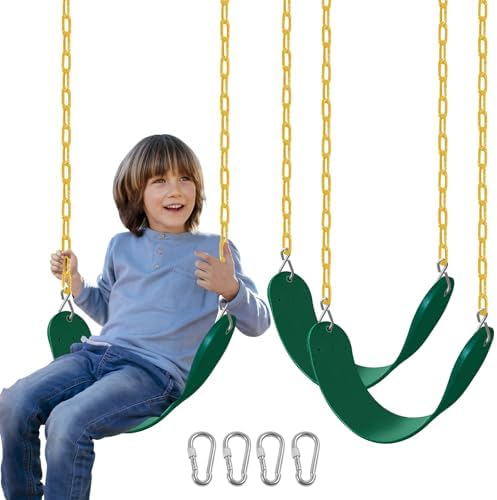 2-Pack Swing Seats for Kids & Adults Outdoor Backyard Playground Swings