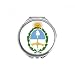 Buenos Aires Argentina National Emblem Hand Compact Mirror Round Portable Pocket Glass