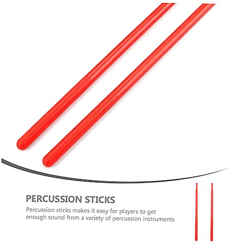 Par de baquetas de nylon para percusión y práctica de batería miniatura 5