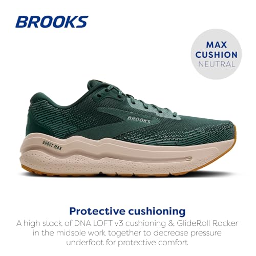 Image of Brooks Men's Ghost Max Suede /Leather Neutral Running & Walking Shoe