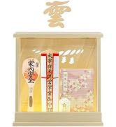 Amazon｜[Tonbobo] 神棚 御札 立て【神棚&水晶&雲板セット】 厚さ3.5CM