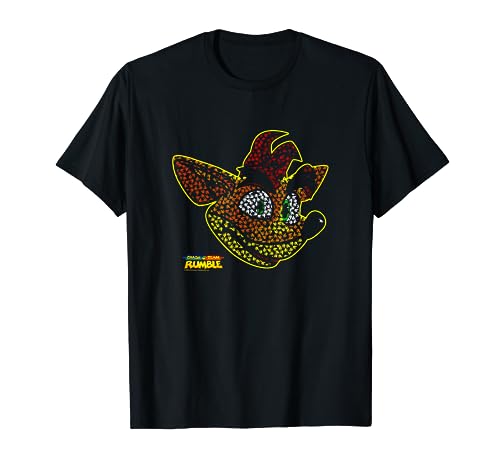 Crash Team Rumble Crash Bandicoot Icon Collage Big Face Camiseta