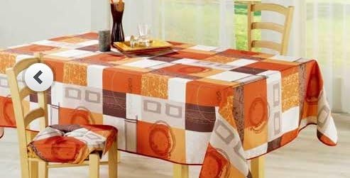 94x58 Inch 100% Polyester Tablecloth - Mirage, Red