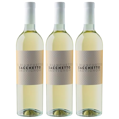 Sacchetto Bianchetto Sauvignon Trevenezie IGT Weisswein Weiss Halbtrocken...