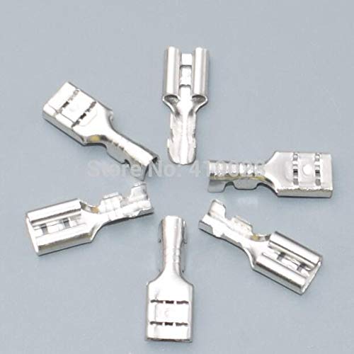 Davitu Cables, Adapters & Sockets - shhworldsea copper and cover 4.8mm male female Crimp Terminal Spade Connector thickness car socket - (Color Name: 2000male)