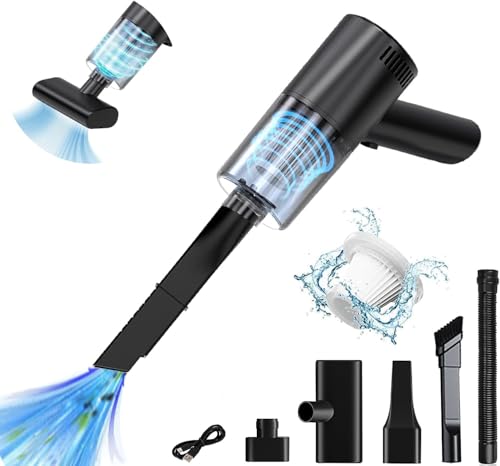 AHYBZN Aspiradora de Mano, Mini aspiradora de 9000 Pa, succión Fu...