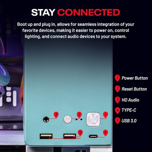Image of Skytech Gaming Aqua Gaming PC, AMD Ryzen 7 7700X 4.5GHz, NVIDIA RTX 5070 12GB, 1TB Gen4 NVMe SSD, 32GB DDR5 RAM 5600, 850W Gold ATX 3 PSU, 360 ARGB AIO, Wi-Fi, Win 11, Desktop