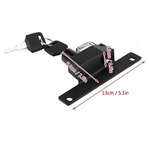 Candado de casco de aleación de aluminio negro para motocicleta R Nine T 3