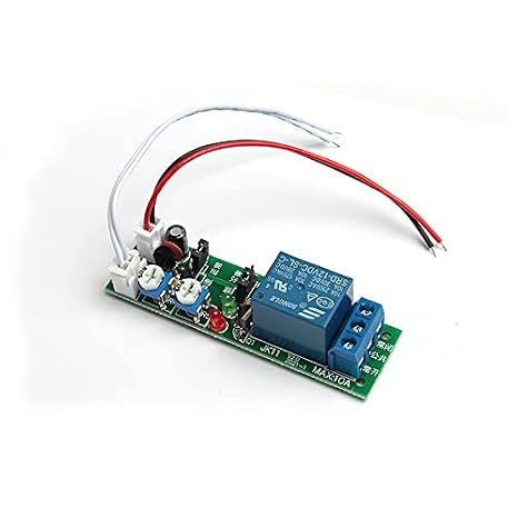 Acxico 2Pcs DC 12V Infinite Cycle Trigger Delay Timing Timer Relay ON Off Loop Module