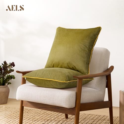 Housse de coussin design géométrique haut de gamme 45x45 cm lot de 2