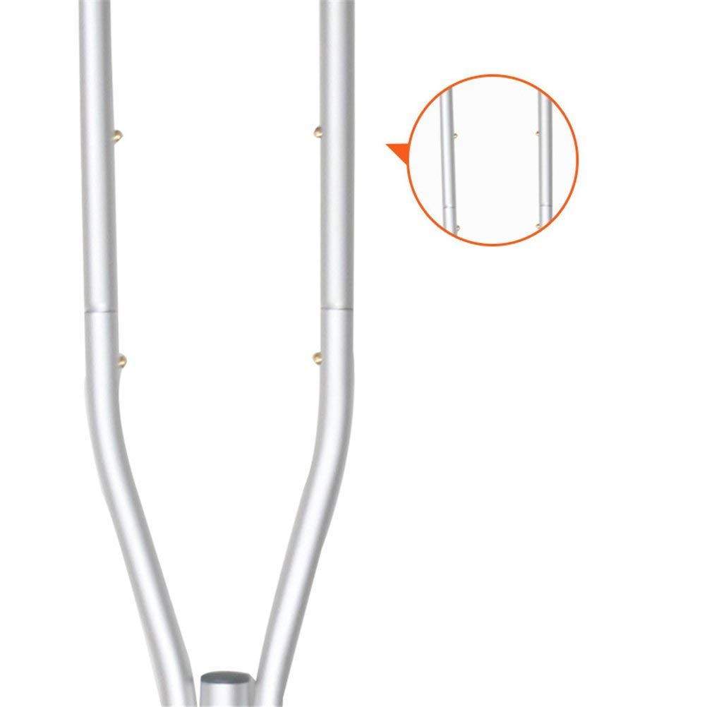 MU Ascellare Stampelle in Alluminio Leggero Pieghevole Assorbimento Di Scossa Stampella Medico Accessori Mobilità per Disabili, Shockabsorptionstyle,C