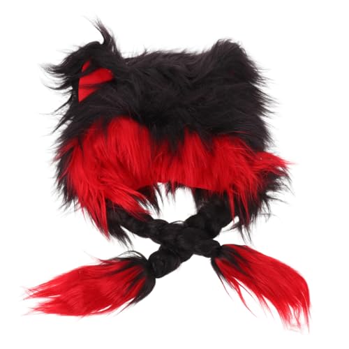 Bonnet fourrure à oreilles pour vos sorties quotidiennes et soirées Halloween
